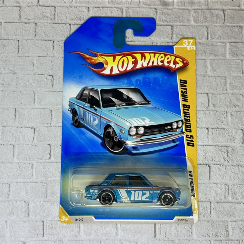 HOT WHEELS PREMIERE DATSUN BLUEBIRD 510