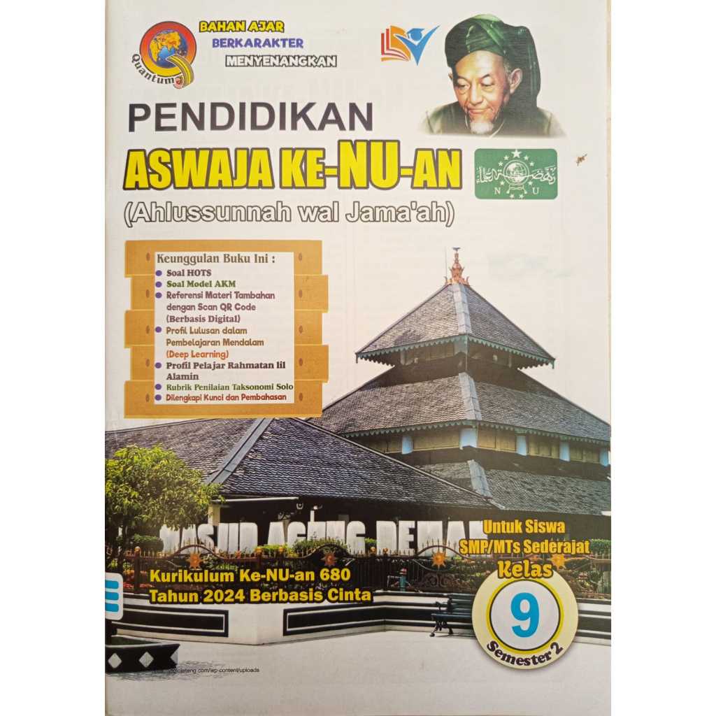BUKU LKS ASWAJA ke-NU-an SMP/MTS KELAS 9 SEMESTER 2