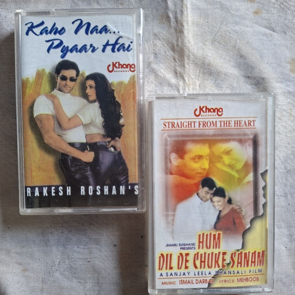Kaset pita india kaho naa pyaar hai & hum dil de chuke sanam