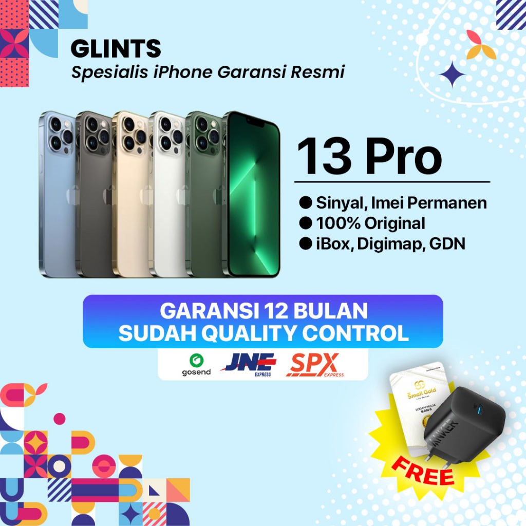 Apple iPhone 13 Pro 128GB/256GB | EX IBOX Indonesia