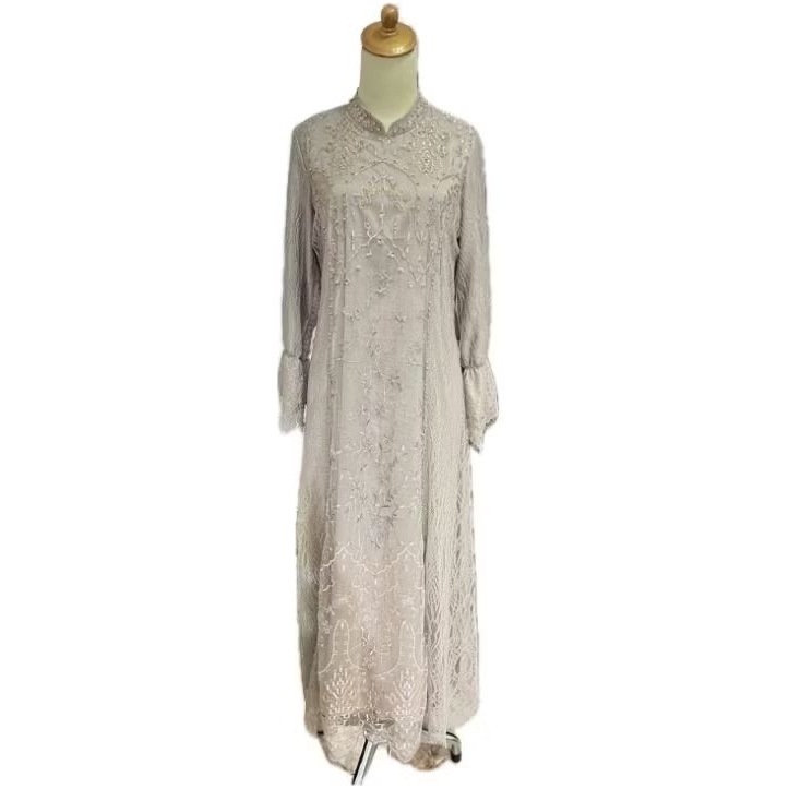 Gianna abaya - Abaya wanita premium - Chantily lace abaya
