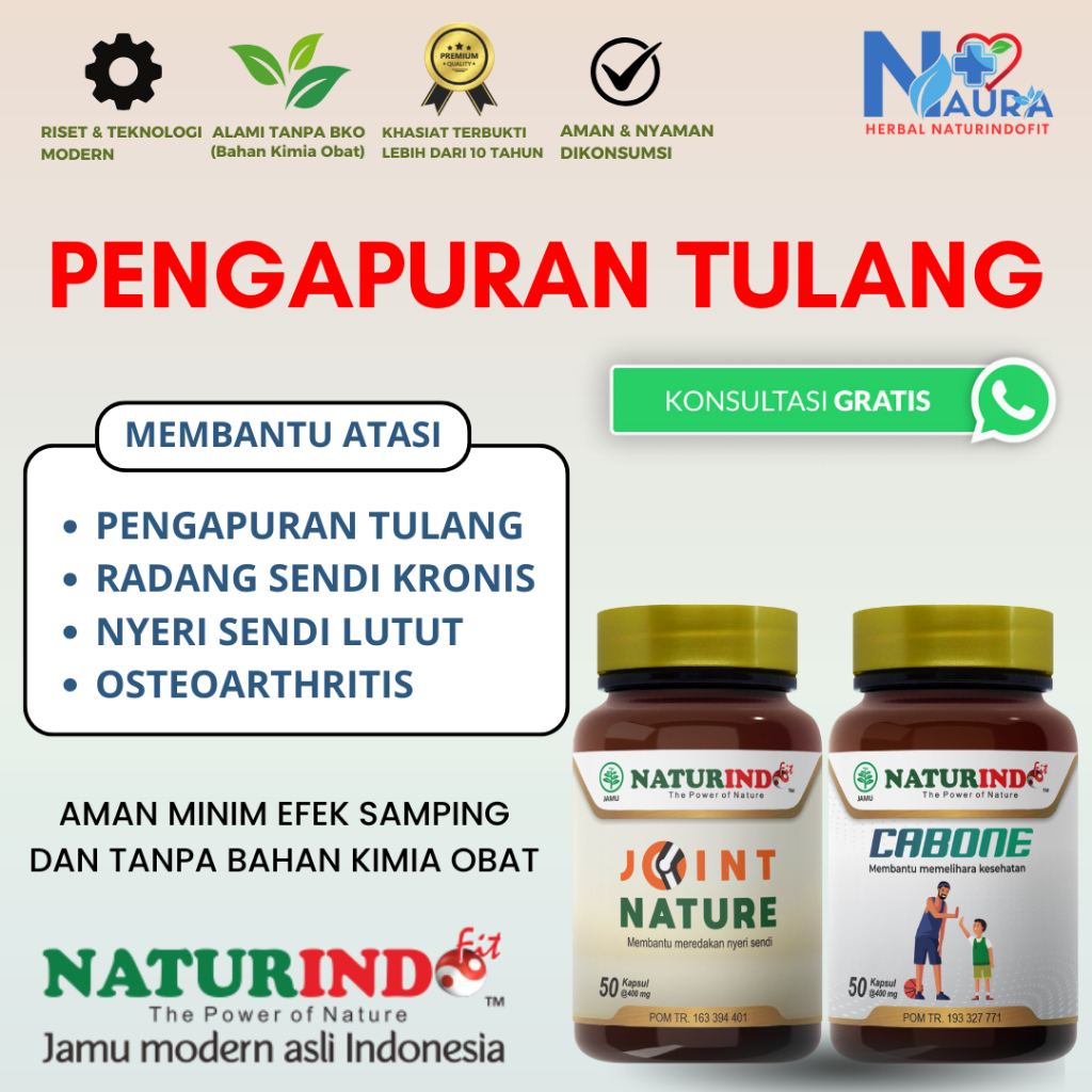 Joint Nature Obat Nyeri Sendi Pengapuran Tulang Obat Herbal Joint Nature Untuk Osteoarthritis Ampuh