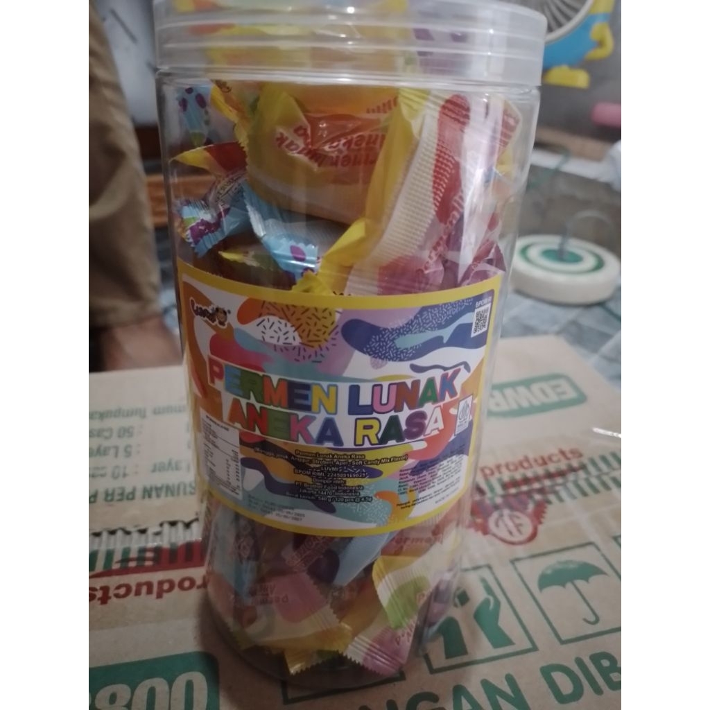 permen lunak aneka rasa 120 biji permen