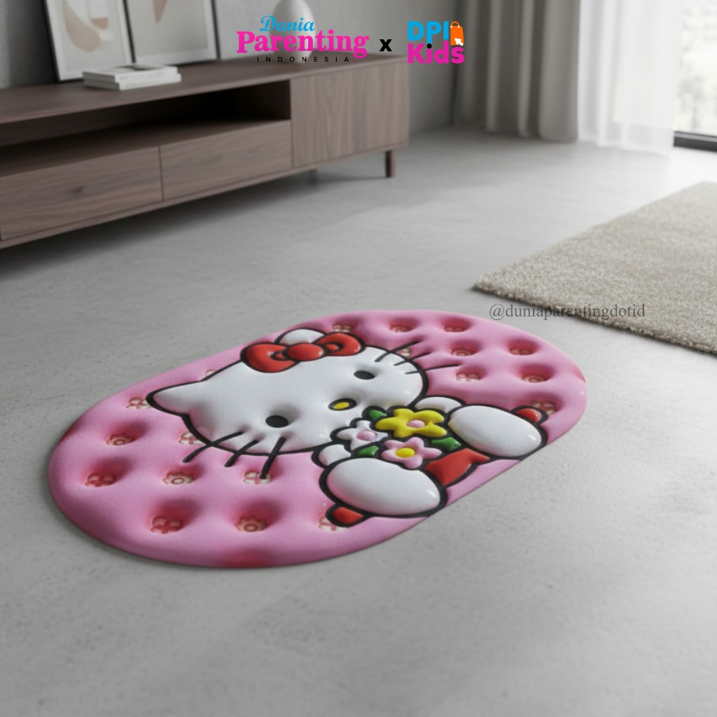 Keset Lantai 3D Anti Slip Keset Kamar Mandi Keset Lantai Menyerap AirIAnti Bau 3D Karakter