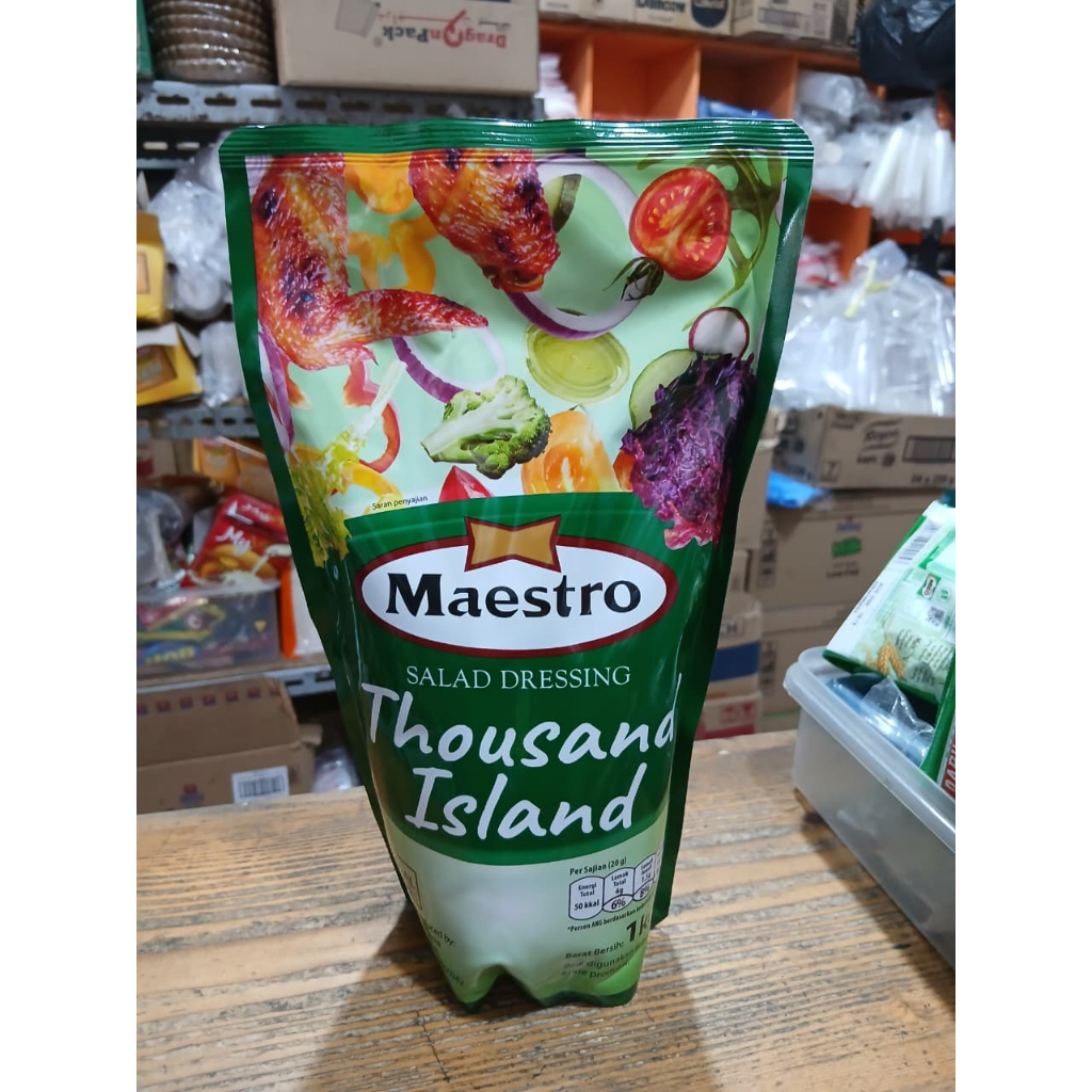 MAESTRO THOUSAND ISLANDS 1kg Salad Dressing Mayonaise Salad Dressing