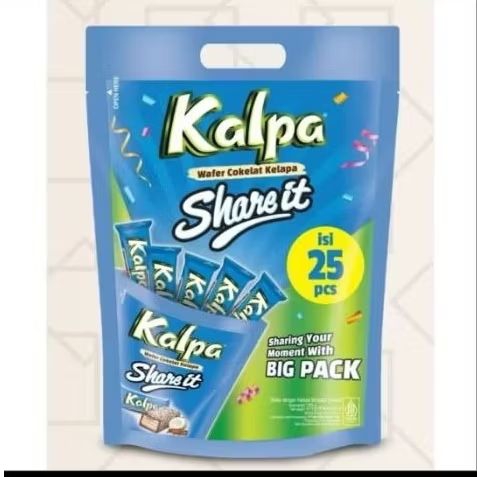 KALPA WAFER COKLAT KELAPA SHARE IT 25PCS