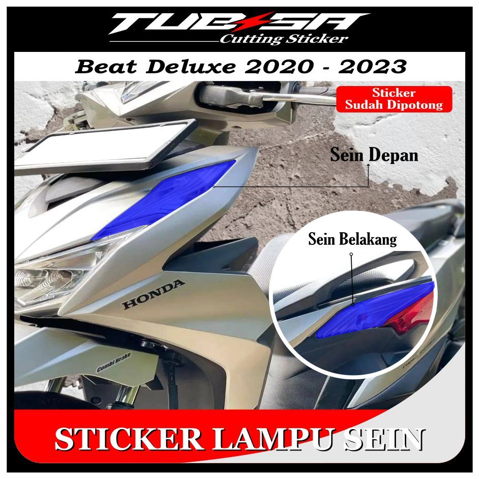 Stiker Lampu Sein Beat Deluxe 2020-2023 | Stiker Lampu Sein Beat Deluxe |  Stiker Pelindung Lampu Se