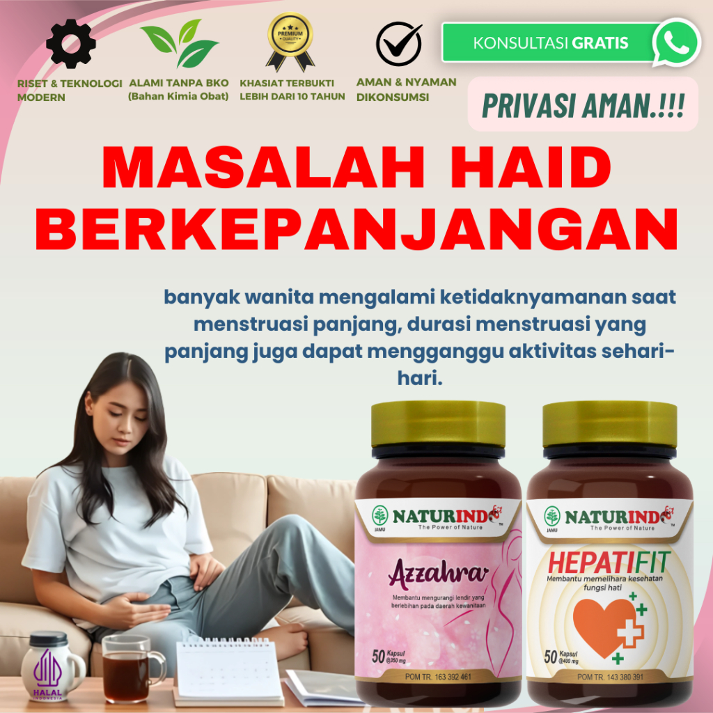 Obat Herbal Haid Berkepanjangan Haid Panjang Haid Lama Menstruasi Berkepanjangan Mens Naturindo