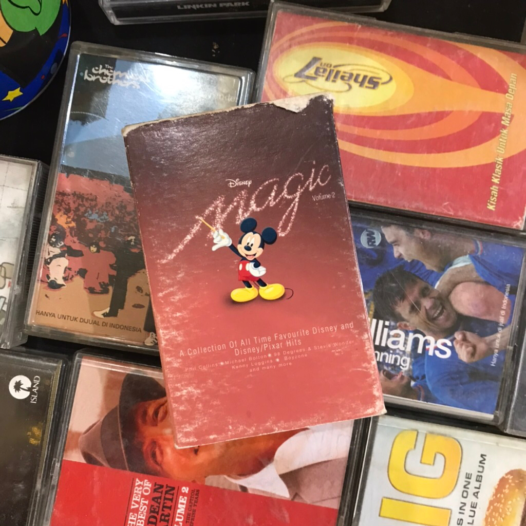 Disney magic Mickey mouse  Kaset album the best of the best  Casette tape