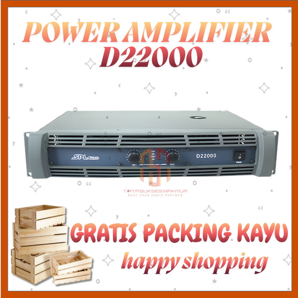 Power Amplifier SPL Audio CLAS D22000