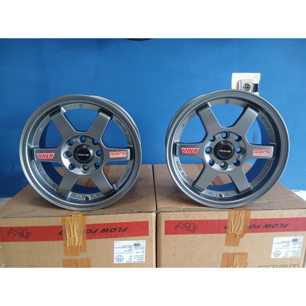 VELG RACING TE37 R14 DOUBLE PCD