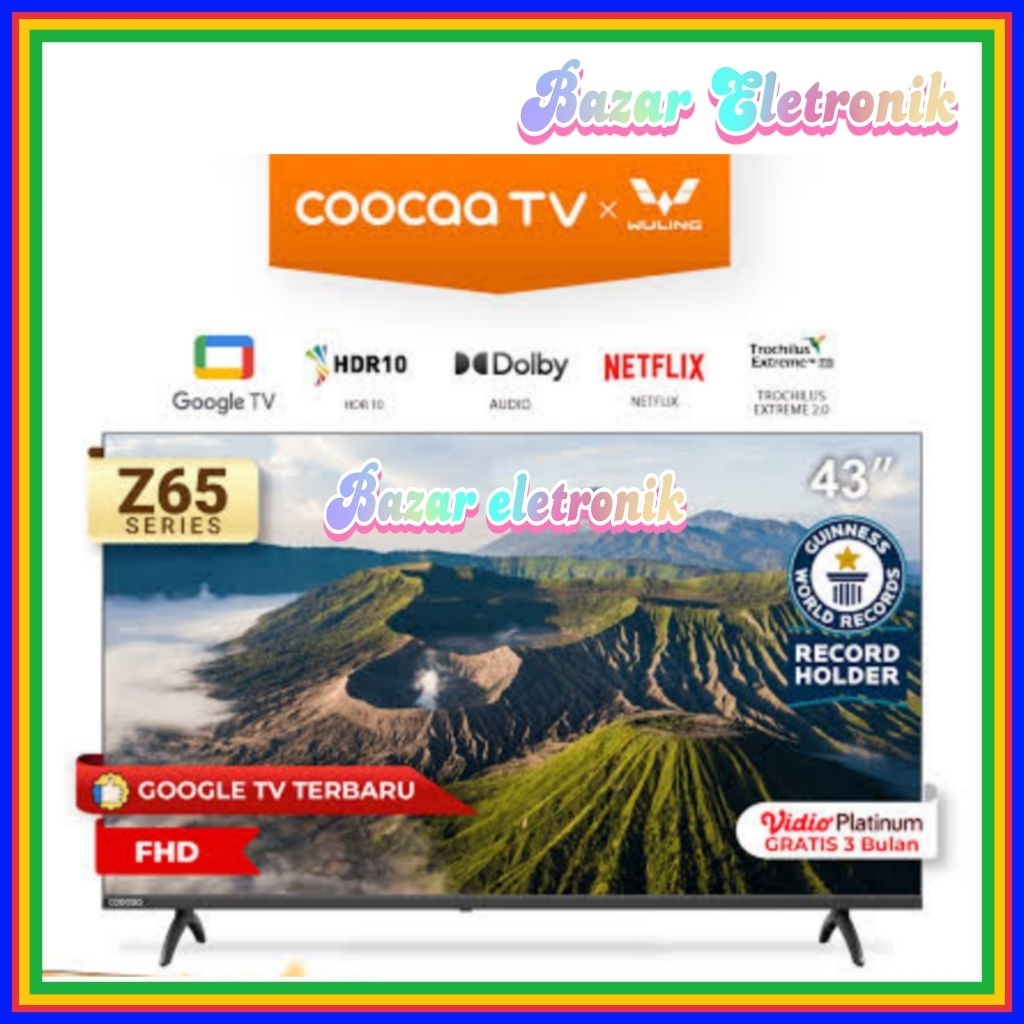 LED COOCAA 43Z65 / LED COOCAA 43 INCH / COOCAA 43Z65 GOOGLE TV