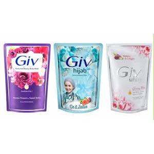 Sabun Cair 400ml GIV/GIV sabun refil cair 400ml/GIV Body Wash 400ML Mencerahkan Kulit