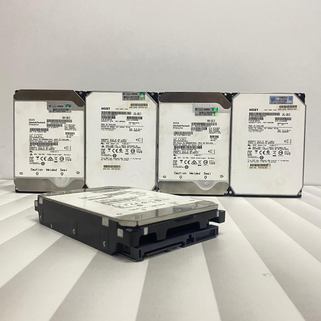 Hardisk SAS HGST/HPE 6TB 3,5" 7200Rpm 6.0 Gb/s Khusus Pc Server Garansi