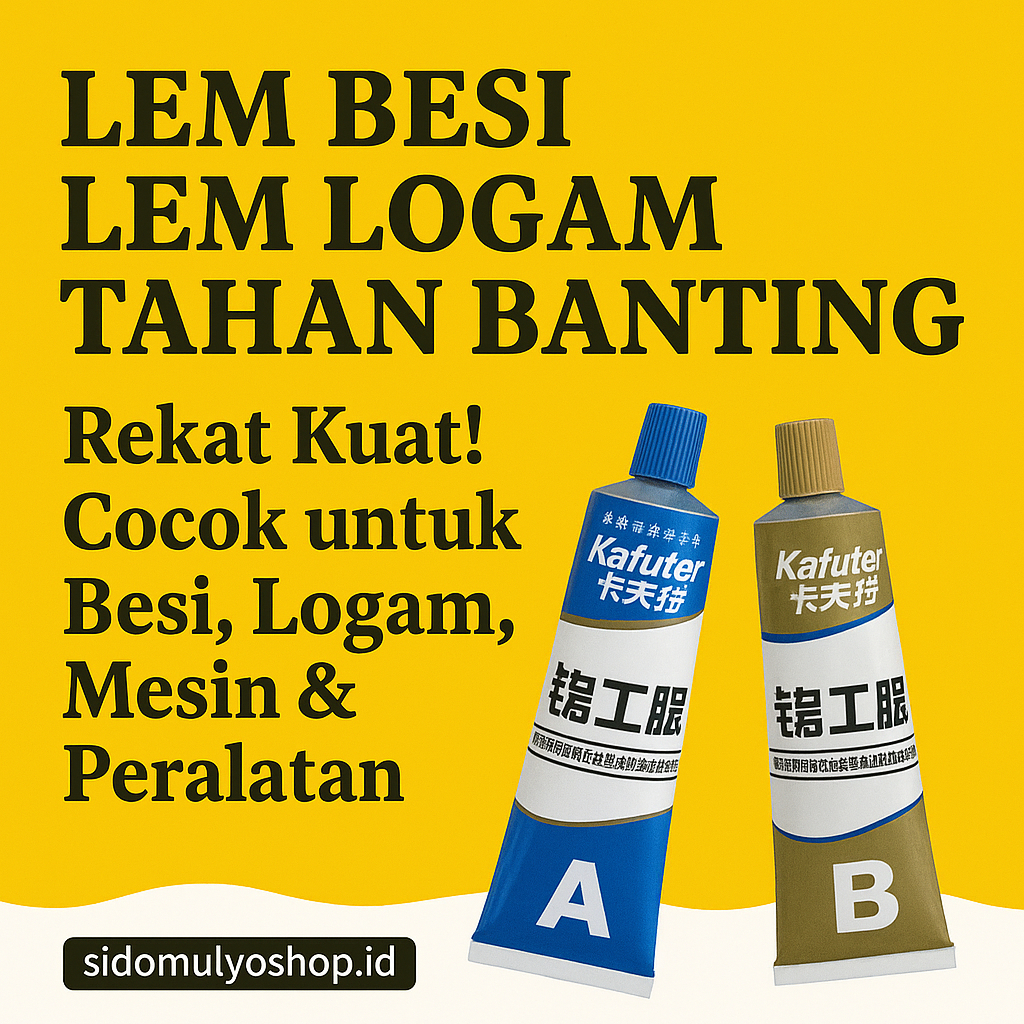 lem ab besi kastor epoxy kuat tahan panas knalpot ( Refill )