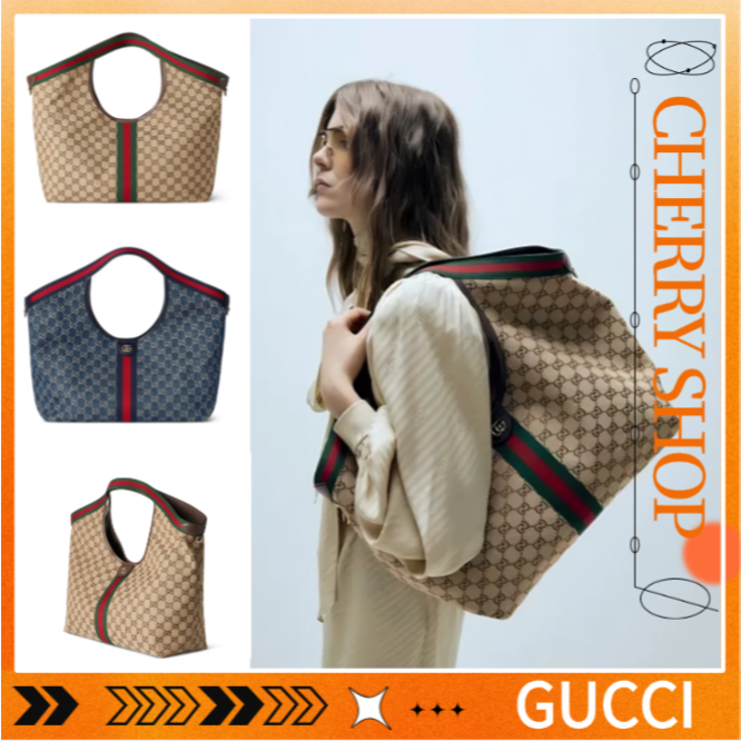 2025 New Products Gucci Giglio Large Tote Bag Tas belanja wanita Gucci