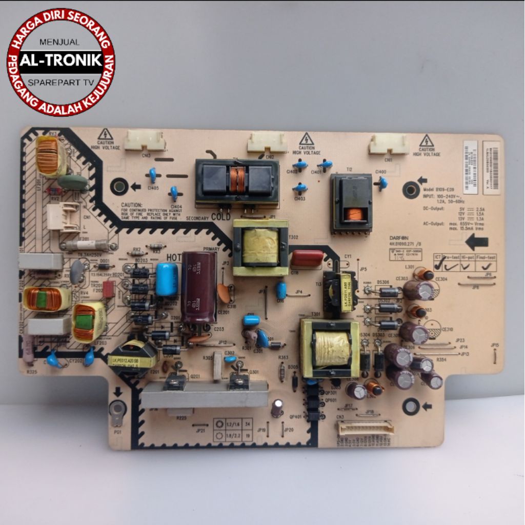POWER SUPPLY TV LCD PANASONIC 24 INCH MODEL TH-L24C28G PSU REGULATOR POWER SUPLAY TH L24C28G 24C28G 