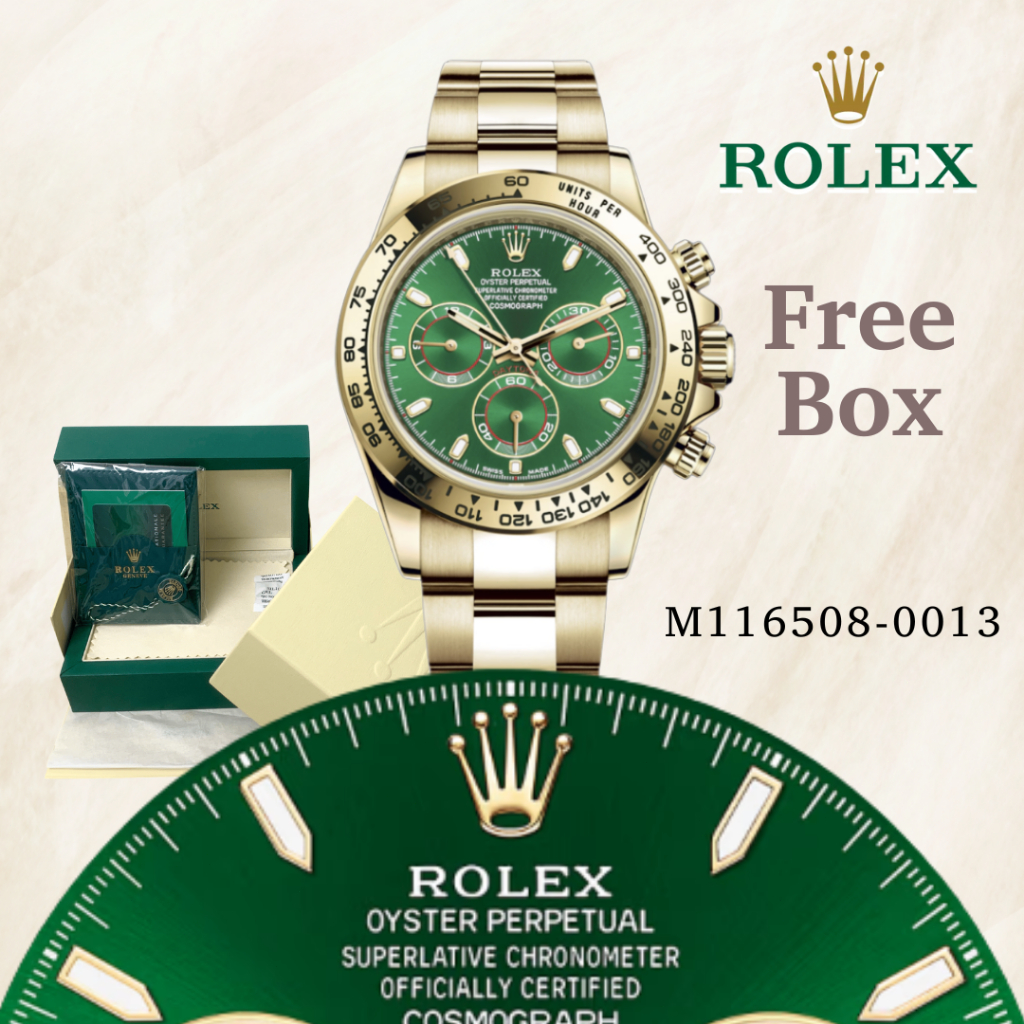 COD dan 100% Asli ROLEX INCLUDE BOX Jam Tangan Seri Daytona Pria M116508-0013 Jam Tangan Automatic