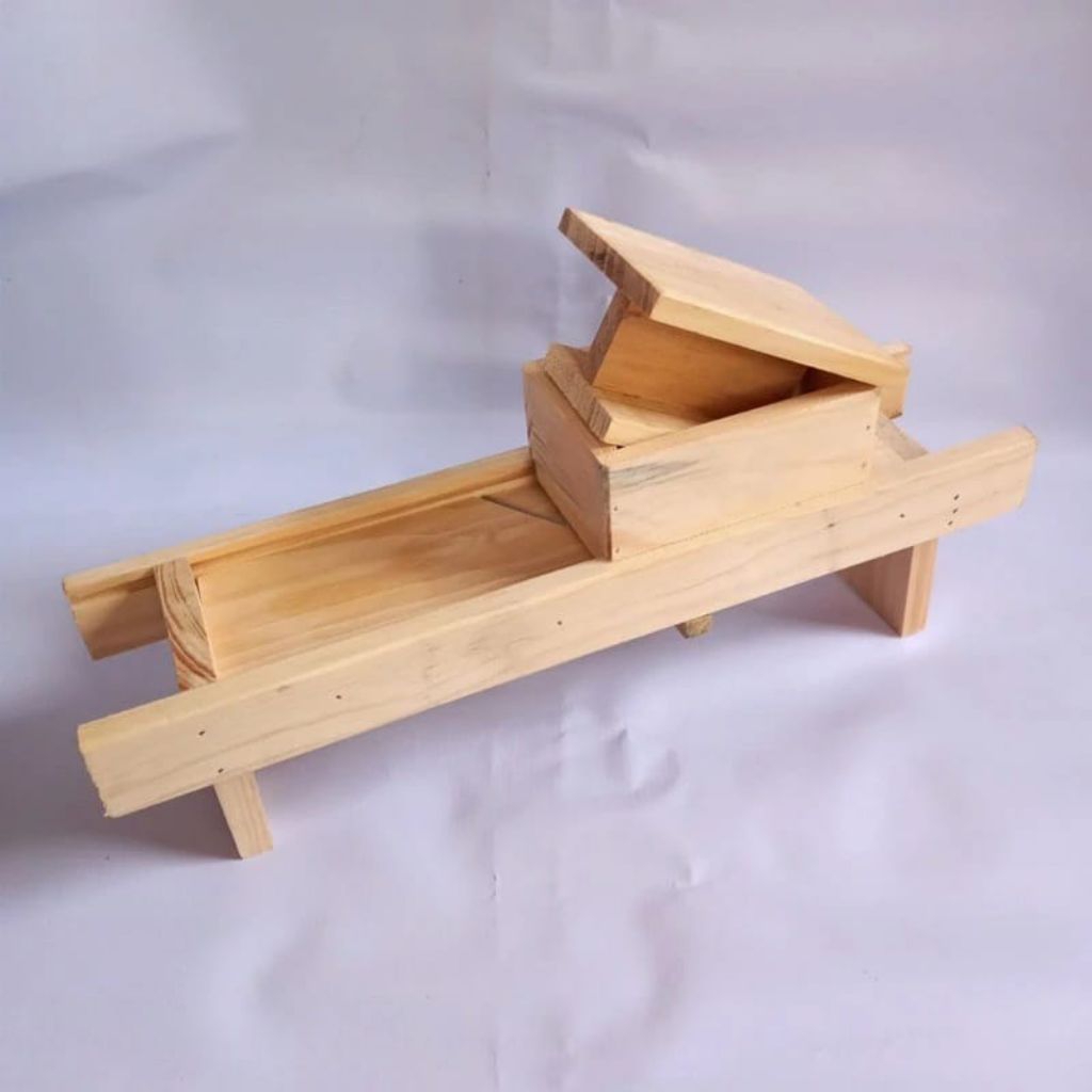 Alat Pengiris Bawang / Pemotong / Penggiling Kayu Jati Besar Terjamin