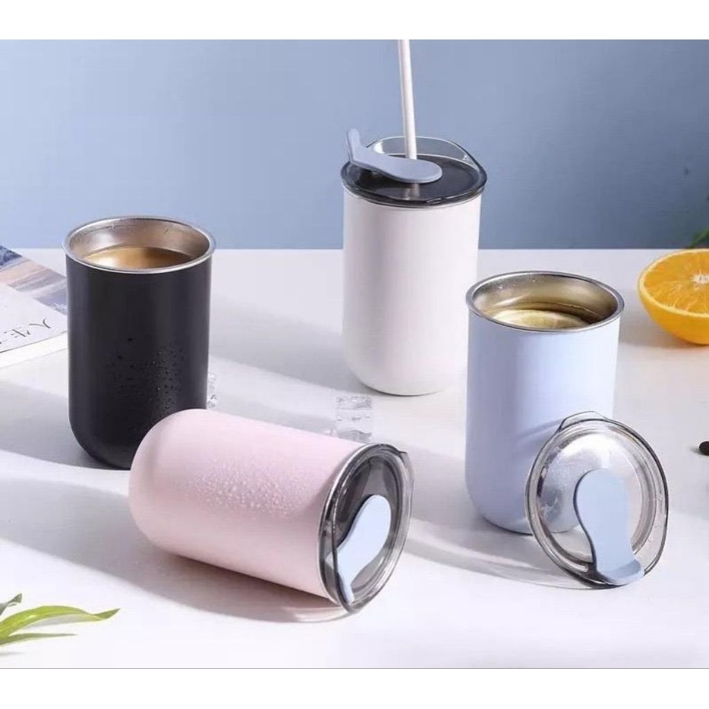 MJG - Mug Portable Cup 8066 380ml / Cup Tumbler Portable MJG 8066