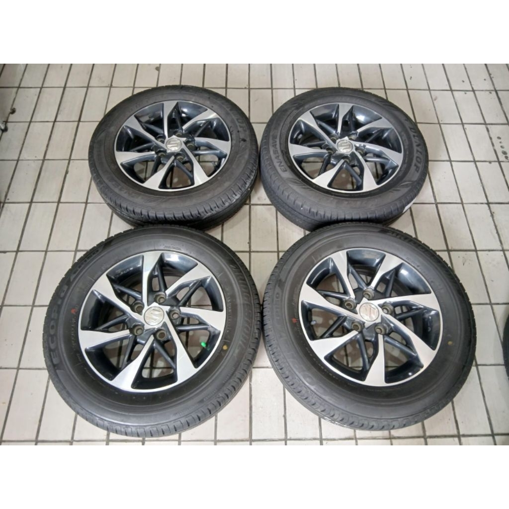 Velg Mobil Bekas STD ERTIGA Ring 15 Pcd 5x114 + Ban 185 65 R15