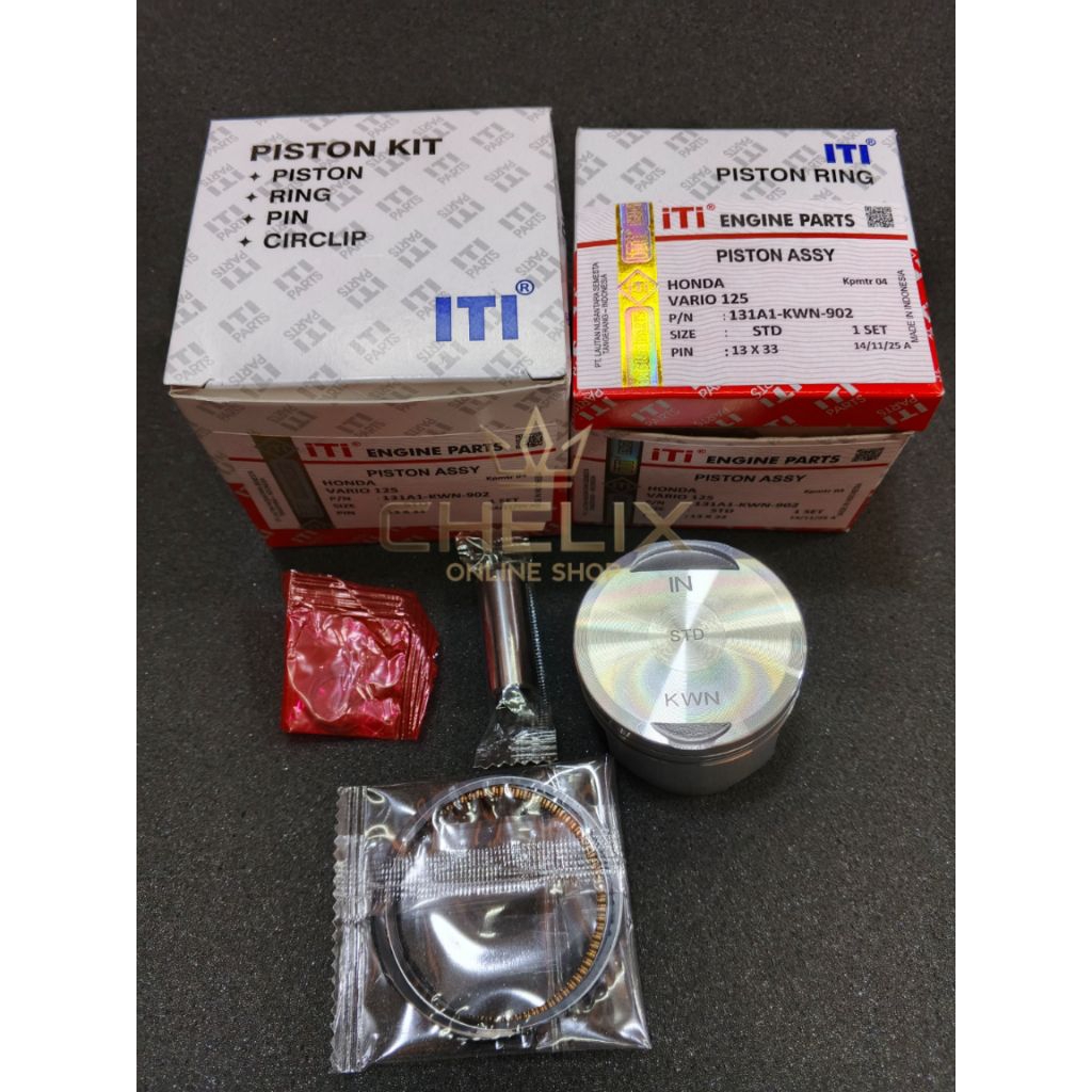 piston kit ITI vario 125 old/led std,os50