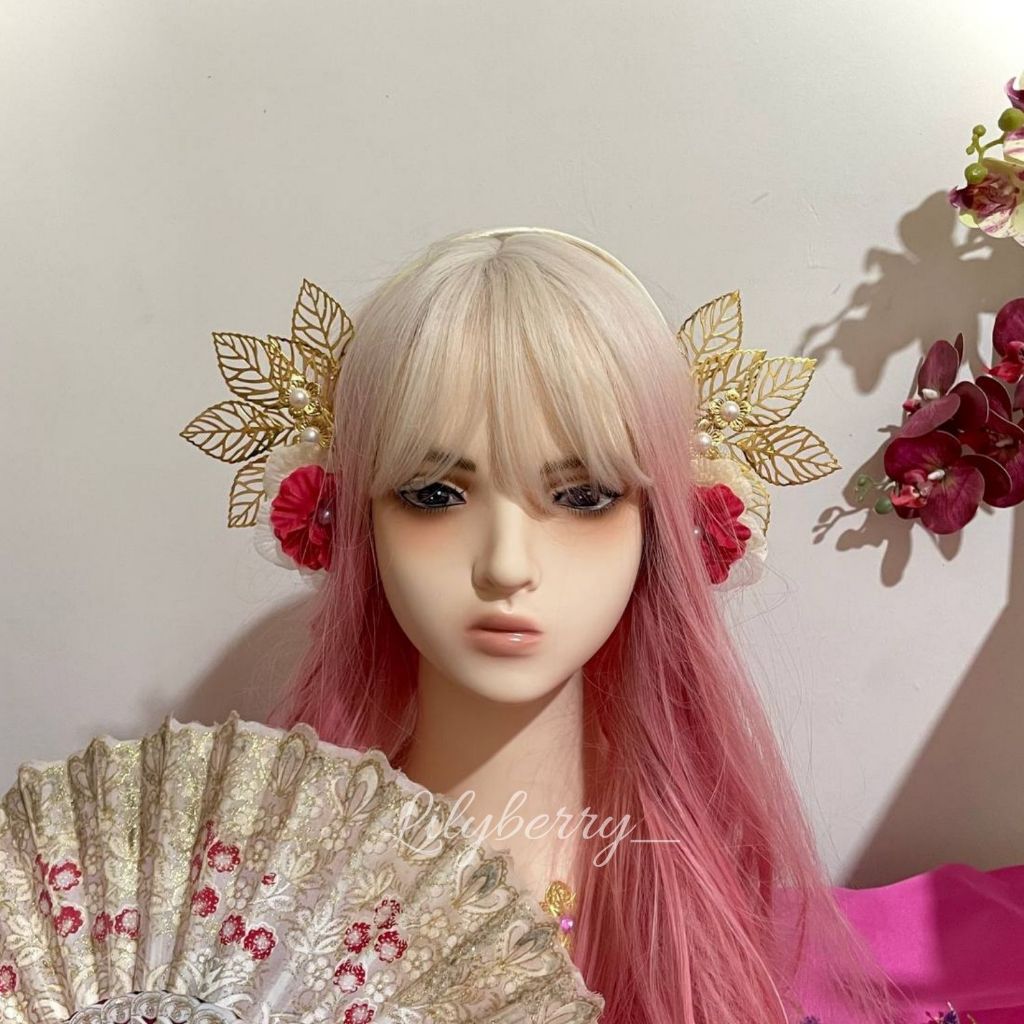 Mahkota Bando Adat Mandar Hiasan Kepala Tari Festival Karnaval Pentas Seni Anak Wanita Elegan - Luna