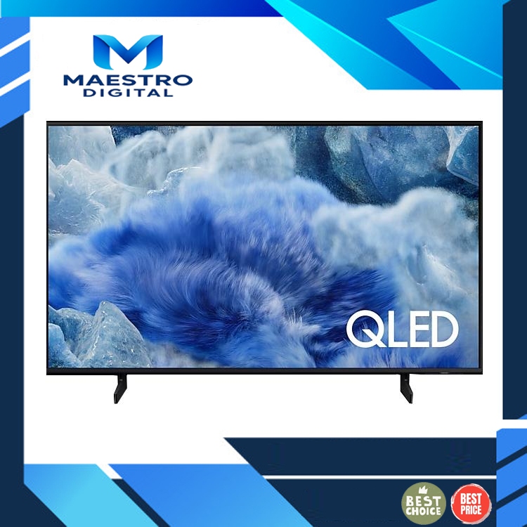 SAMSUNG 75Q8F  QLED TV  75" QLED Q8F 4K UHD HDR Samsung Vision AI Smart TV (2025) Mesin Remote Hdmi