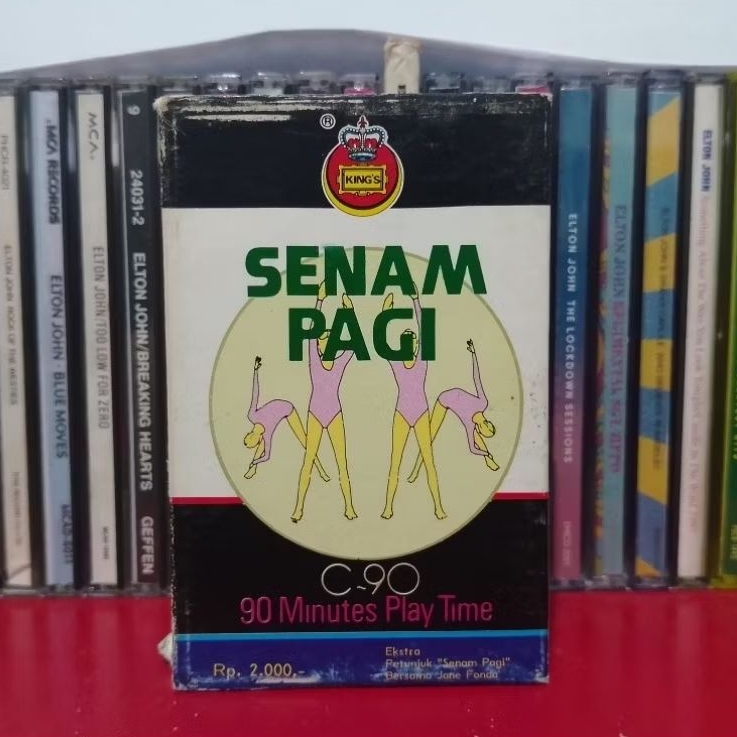 Kaset Pita Lokal Indo Original Senam Pagi Bersama Jane Fonda Kompilasi Stars on 45 Neil Sedaka Paul 