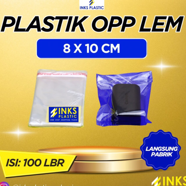 PLASTIK OPP LEM SEAL 8x10