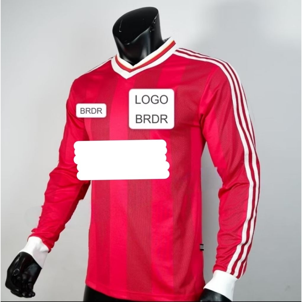 JERSEY BOLA RETRO LIVERPOOL HOME LONGSLEEVE LS LENGAN PANJANG 1995 1996