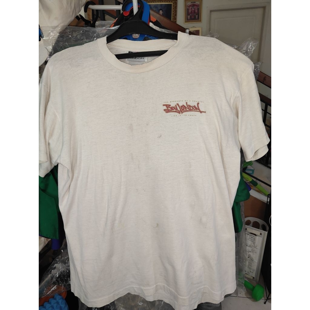 Boy London shirt original pria sz large vintage