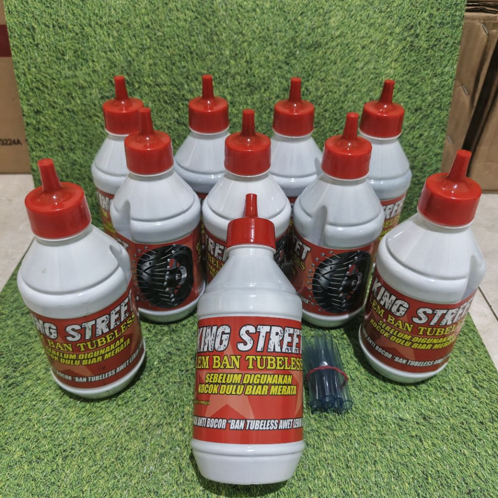 GROSIR CAIRAN TUBLES/LEM TUBLES KING STREET 350ml UNTUK SMUA BAN MOTOR /MOBIL