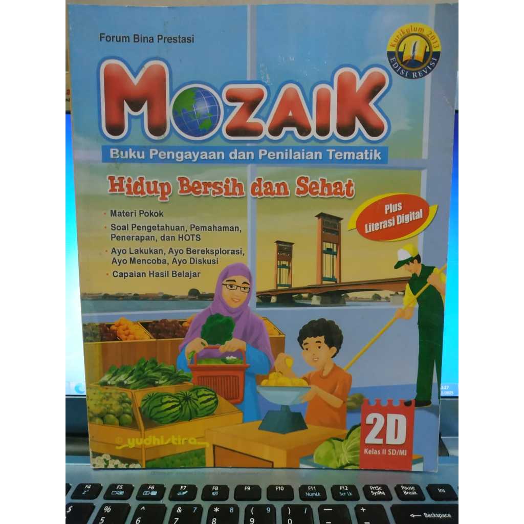ORIGINAL BUKU MOZAIK TEMATIK SD 2D HIDUP BERSIH DAN SEHAT K3 YUDHISTIRA