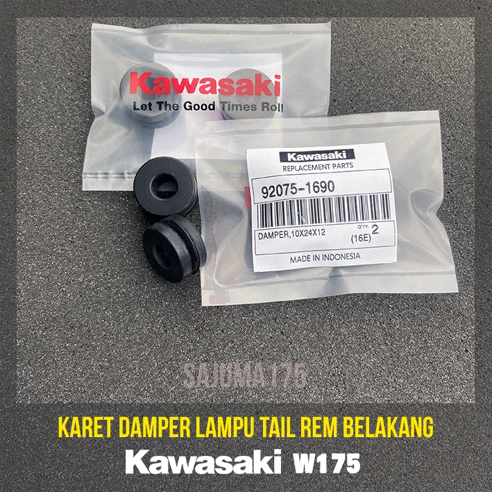 Karet Damper Braket Lampu Rem Kawasaki W175