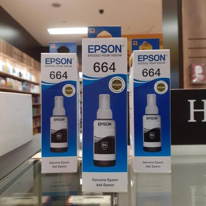 Tinta Epson 664 Black Color Original Epson - Hitam