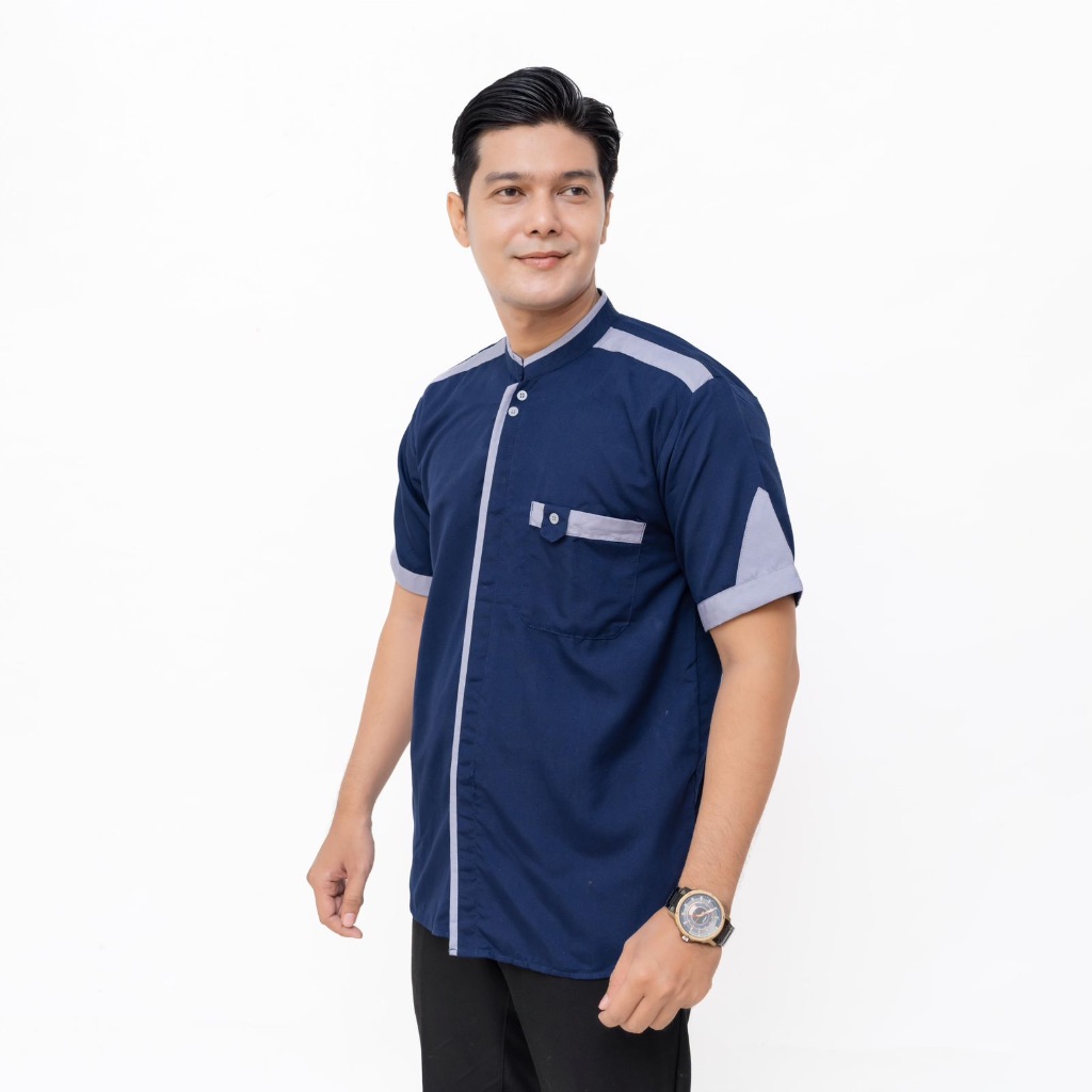 El Rumi - Baju Koko Pria Dewasa Lengan Pendek Original El Rumi Motif Yisunsin | Model Terbaru