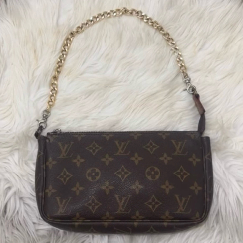 lv pochette preloved tas second shoulders bag
