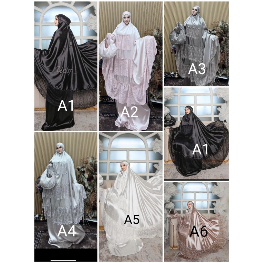 Mukenah premium UCL azizil windes dwina alqiblat
