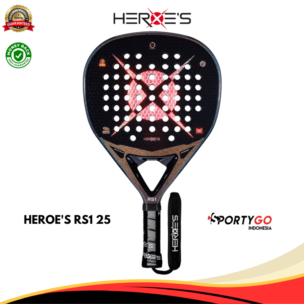 Padel Racket HEROE'S RS1 25 | Raket Padel Heroes
