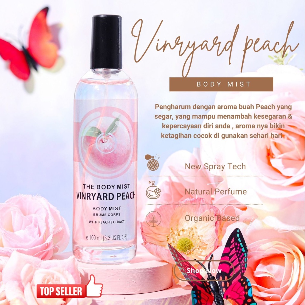 Parfum 100ml (Vinyard Peach)– Tahan Lama  Parfum Pria Wanita