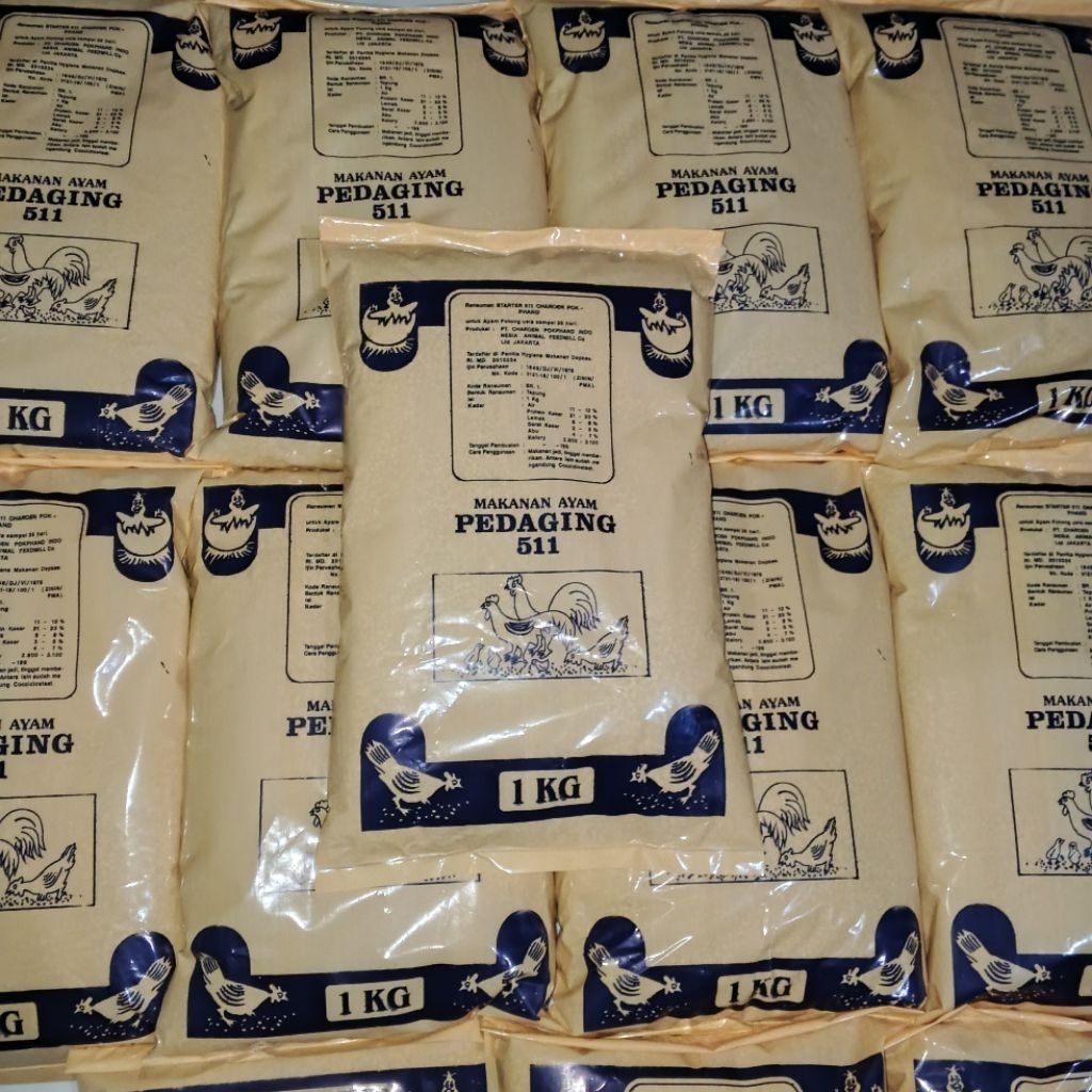 PAKAN AYAM (1KG) 511 PEDAGING GRATIS BUBBLE WRAP PACKING