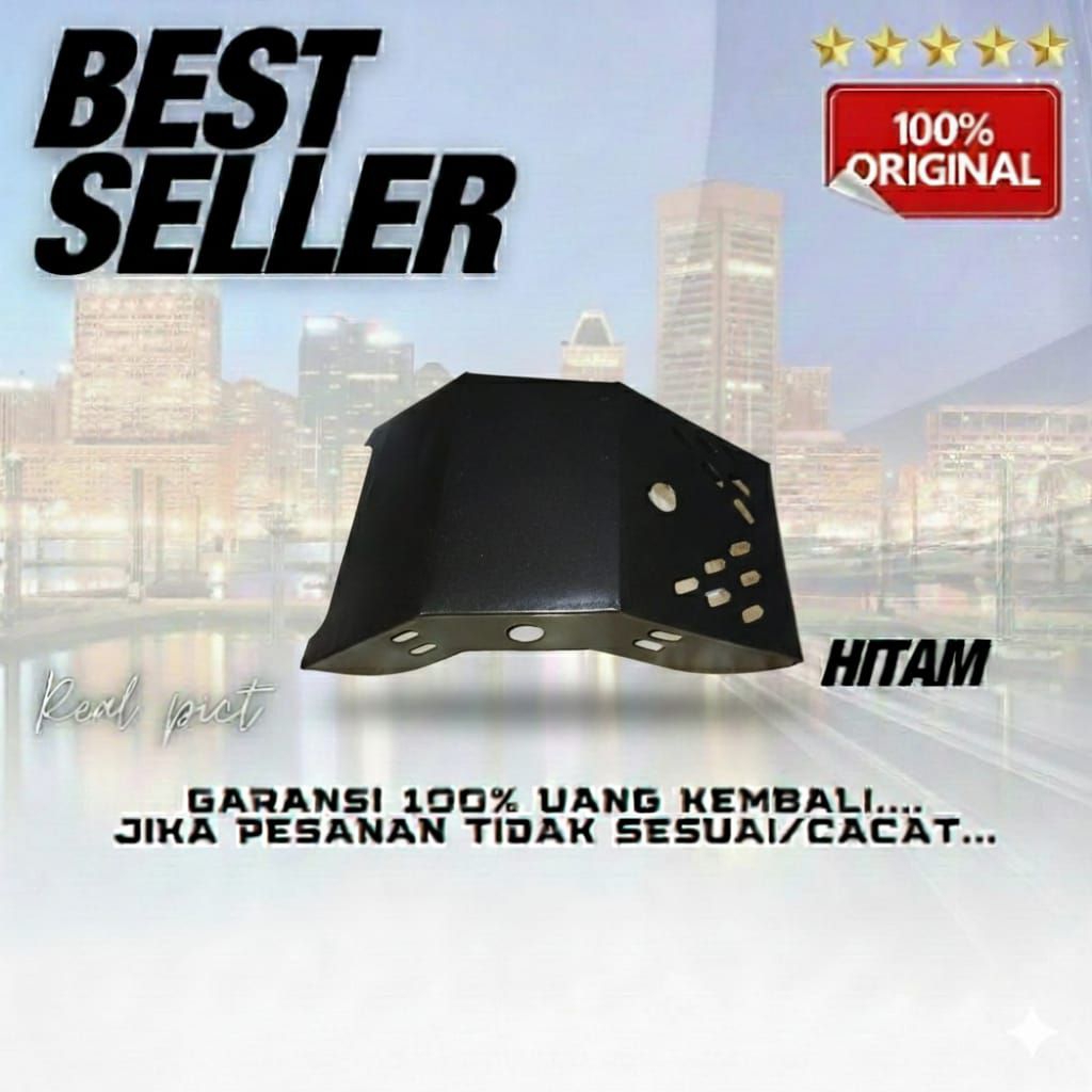 Cover Pelindung Mesin Skid Plate Hangguard Engine Scorpio Verza Byson Japstyle Megapro Tiger