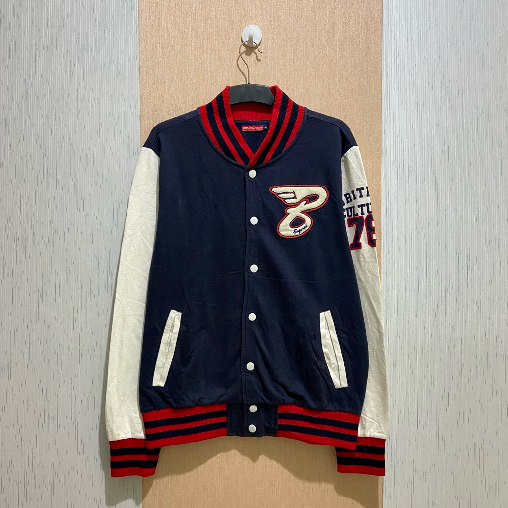 ASK ENQUIRED Varsity Jacket / Jacket Pria / Size L