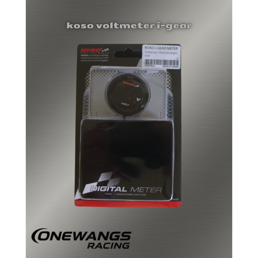 Koso Original Taiwan Volt Meter Universal Motor - I-Gear Series
