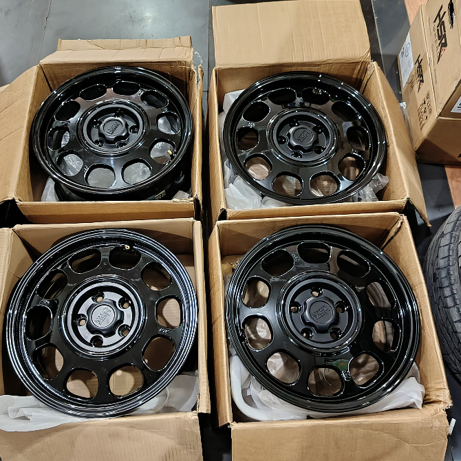 Velg Mobil Oem Look Black R16 Original | Pelek HSR Kaleng Innova XL7 Ertiga Ring 16 HSR KLG