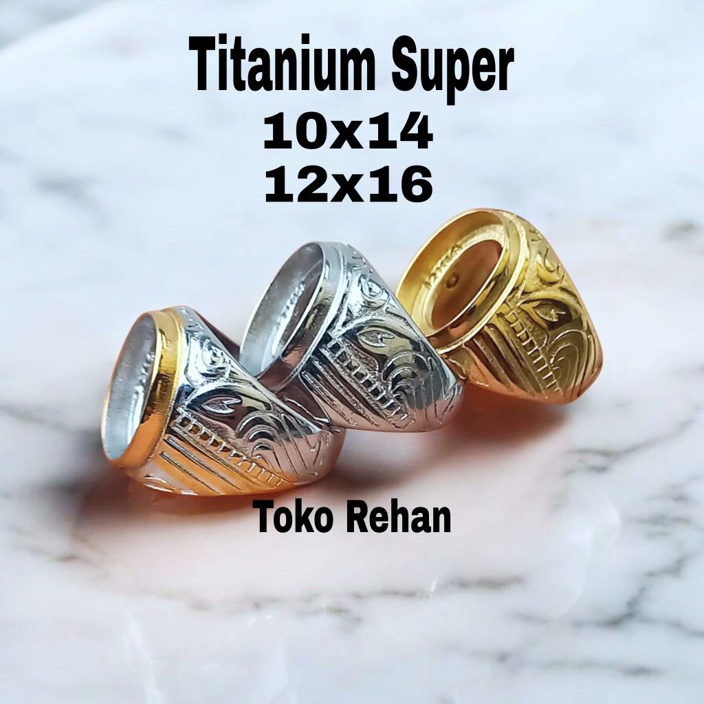 Cincin Ring Emban Titanium Super