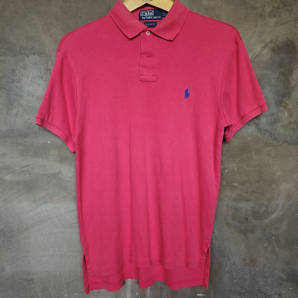 kaos kerah pria pink