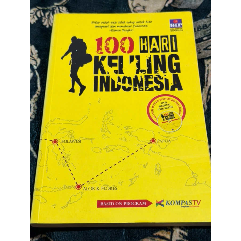 Buku Indonesia 100 hari keliling Indonesia Kompas Tv