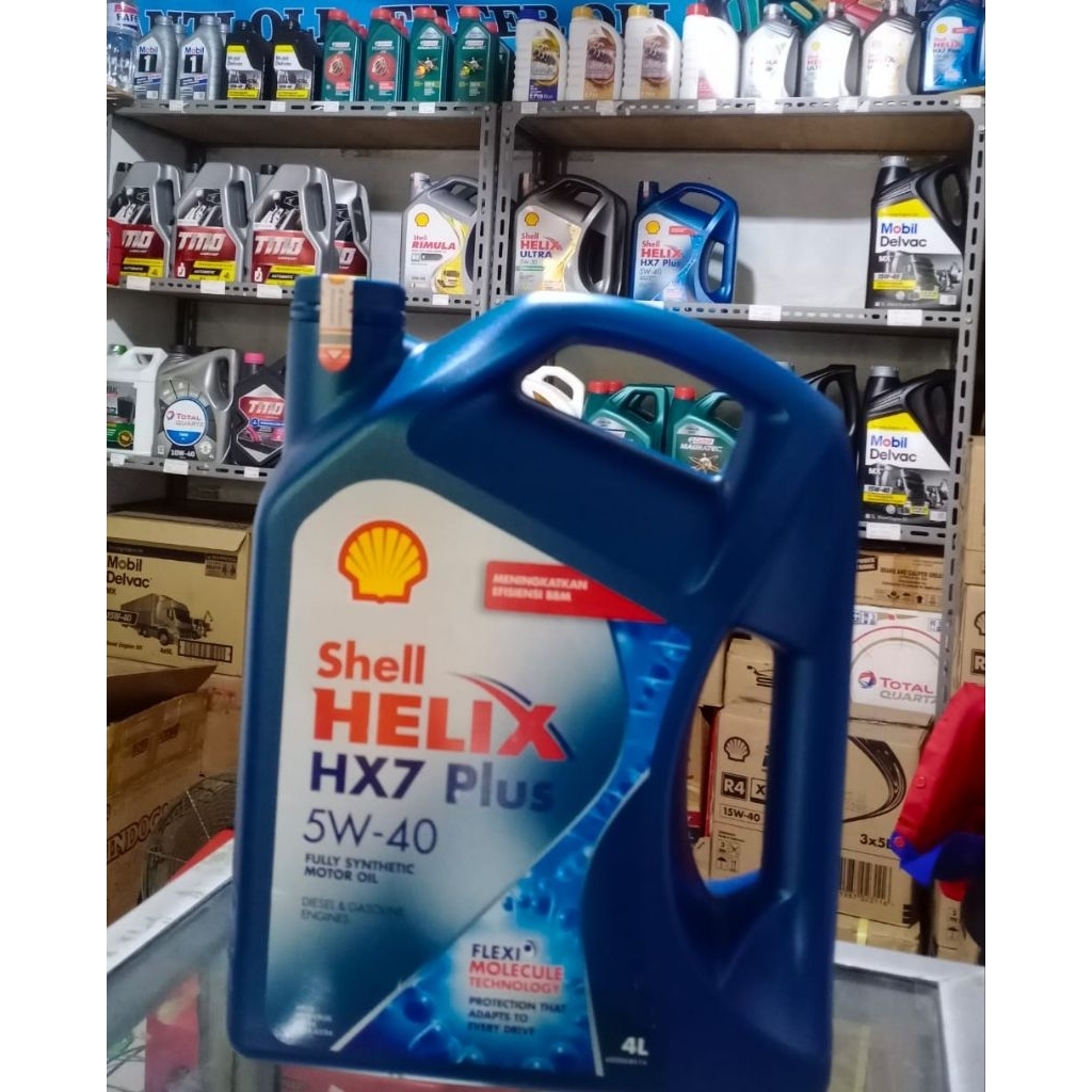 oli shell hx7 sae  5w-40 4 liter